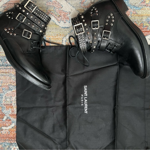 Saint Laurent, combat boots, size 37 - Picture 8 of 11